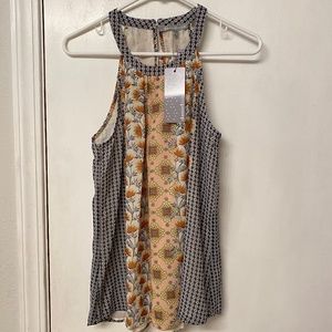 DANIEL RAINN Flowy Boho Top - Sleeveless. NWT